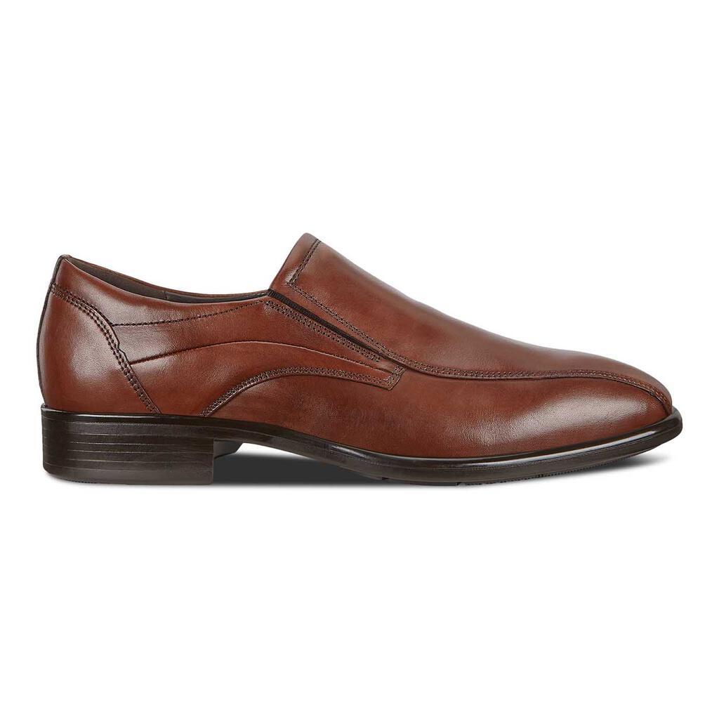 Ecco Citytray Mens Slip On Dress Shoes Brown Sales - India TSO-542193